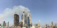 Dubaï: incendie dans un complexe résidentiel en construction prés du Burj Khalifa