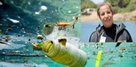 Tipasa: Samia Balistrou, une monitrice de plongée en «guerre» contre la pollution marine