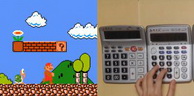 Il rejoue la musique de Super Mario à la calculatrice