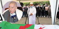 Inhumation: Le moudjahid et ancien ministre de la Communication Lamine Bechichi inhumé au cimetière d’El-Alia