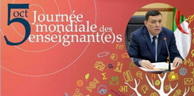 Journée mondiale des enseignants: Le ministre de l’Education appelle les enseignants à «se mobiliser» face à la Covid-19