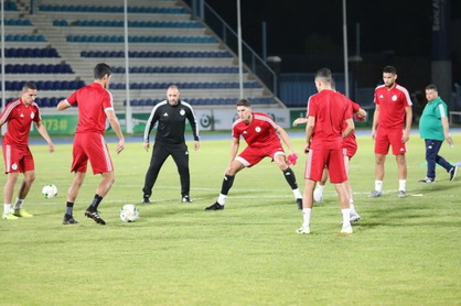 l'équipe nationale algérienne entrainement