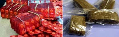 comprimés psychotropes et cannabis