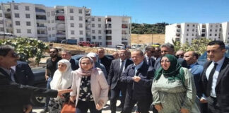 Souk Ahras:Henni et Krikou s’enquièrent de la prise en charge des familles touchées par les incendies