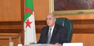 Présidence:, Le Président Tebboune présente ses condoléances à la famille du Mokadem de la confrérie Tidjania à Boussemghoun…