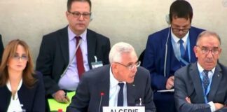 4e rapport de l’Algérie au titre de l’Examen périodique universel: Tabi souligne l’engagement ferme de l’Algérie en faveur du renforcement et de la protection des droits de l’homme