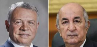 Algérie-Jordanie: Arrivée du roi de Jordanie Abdallah II à Alger