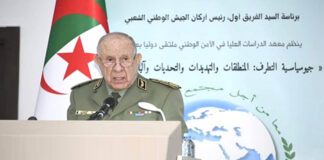 Lutte contre le terrorisme et l’extrémisme: Chanegriha met en avant le rôle de l’ANP dans la mise en échec des stratégies sournoises