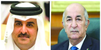 Algérie – Qatar: Entretien téléphonique entre Abdelmadjid Tebboune et Cheikh Tamim Ben Hamad Al-Thani