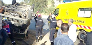 Accidents de la circulation: 15 morts et 386 blessés ces dernières 72 heures