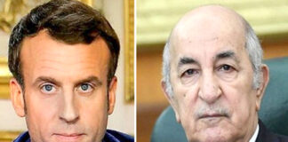 Il a reçu hier un appel téléphonique de son homologue français: Tebboune en visite d’Etat en France en mai prochain