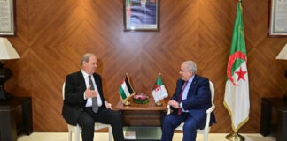 Diplomatie: Ramtane Lamamra reçoit le président de l’Assemblée nationale palestinienne