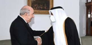 Audience: Abdelmadjid Tebboune reçoit l’envoyé spécial de l’Emir de l’Etat du Qatar