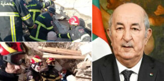 Séisme en Turquie et Syrie: Le Président de la République salue la Protection civile pour ses efforts de sauvetage