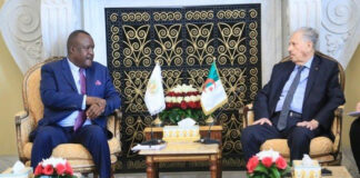 Parlement: Salah Goudjil reçoit le président du Parlement panafricain