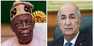 Algérie-Nigeria: Le président de la République félicite le nouveau président du Nigeria
