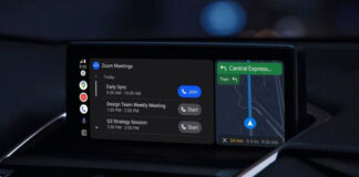 Google déploie Zoom, Teams et Webex dans Android Auto