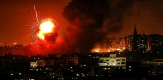 Palestine: Raids de l’aviation sioniste contre la bande de Ghaza