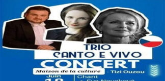 Tizi-Ouzou: Concert du groupe tchèque Trio canto e vivo