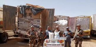 Bordj Badji Mokhtar, Oran et Mostaganem: Saisie d’importantes quantités de produits alimentaires, de carburant et de drogue