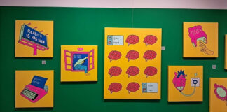 Peinture: Le plasticien «l’homme jaune» dévoile sa dernière exposition, «Simulacre»