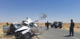 Ouled Djellal: Le bilan de l’accident de la route à Doucen s’alourdit à 8 morts