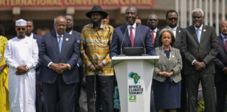 Sommet africain sur le climat: La «Déclaration de Nairobi» adoptée