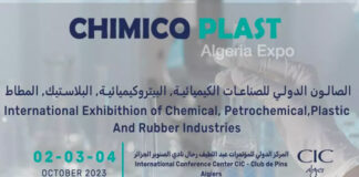 Salon international «Chimico Plast Algeria Expo 2023»: Il se tiendra du 2 au 4 octobre prochain