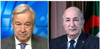 Entretien téléphonique entre le président de la République et le SG de l’ONU