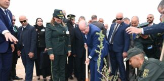 Le président de la République donne depuis Djelfa le coup d’envoi du projet de relance du barrage vert