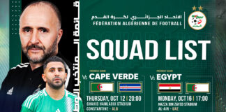 Equipe nationale (Amical): 25 joueurs retenus pour le Cap Vert et l’Egypte, une première pour Gouiri et Belloumi