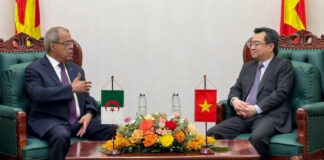 Forum des hommes d’affaires algéro-vietnamien: Ali Aoun et le ministre vietnamien de la Construction coprésident à Hanoï l’ouverture