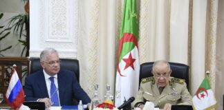 Algérie-Russie: Le Général d’Armée Chanegriha reçoit le directeur du Service Fédéral de la Coopération Militaire et Technique russe