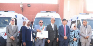 Adrar: Distribution de sept ambulances aux établissements de santé