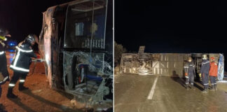 Renversement d’un bus à Sidi Bel Abbes: Le bilan s’alourdit à 46 blessés
