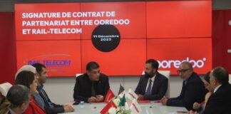 Ooredoo Algérie et Rail Télécom signent une convention de partenariat