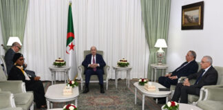 Audience: Le président de la République reçoit la présidente de la Cour africaine des droits de l’Homme et des peuples