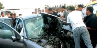 Accidents de la route: 2 décès et 225 blessés durant les dernières 24 heures