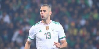 Slimani atteint la barre de 100 sélections