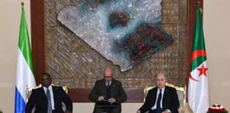 Algérie – Sierra Leone: Le président de la République reçoit son homologue sierra-léonais
