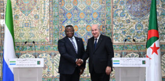 Visite du président de la République de Sierra Leone en Algérie: Texte intégrale du communiqué conjoint