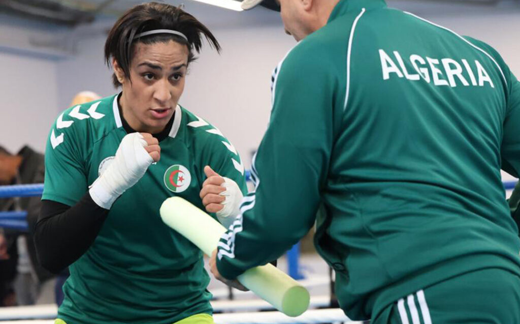 Boxe JO 2024 La championne algérienne Imène Khelif en stage de