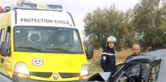 Blida: Un décès et 4 blessés dans un accident de la route