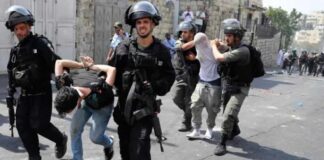 Palestine: 55 personnes arrêtées par les forces sionistes en Cisjordanie occupée