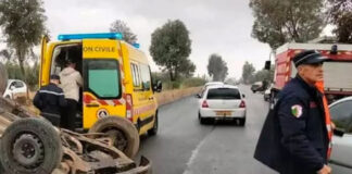 Accidents de la circulation: 3 morts et 214 blessés en 24 heures