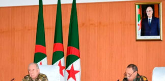 Dans le cadre de ses visites d’inspection aux différentes composantes de l’ANP: Le Général d’Armée Saïd Chanegriha en visite au Commandement de la Garde Républicaine