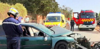 Accidents de la circulation: 7 morts et 458 blessés en 48 heures