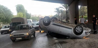 Accidents de la route: 5 morts et 230 blessés en 24 heures