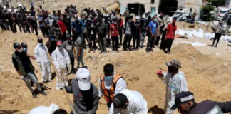 Palestine: Les corps de 318 martyrs palestiniens récupérés dans trois fosses communes en 3 jours à « Khan Younes »