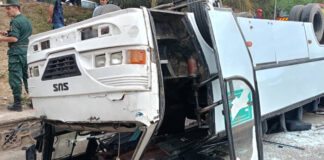 Alger: 18 blessés suite au renversement d’un bus de transport des voyageurs